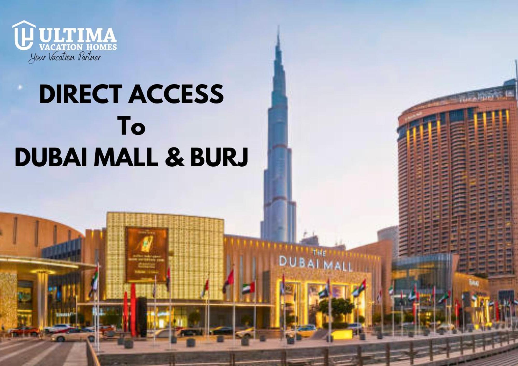 Elegant Apartment With Direct Access To Dubai Mall Exterior photo